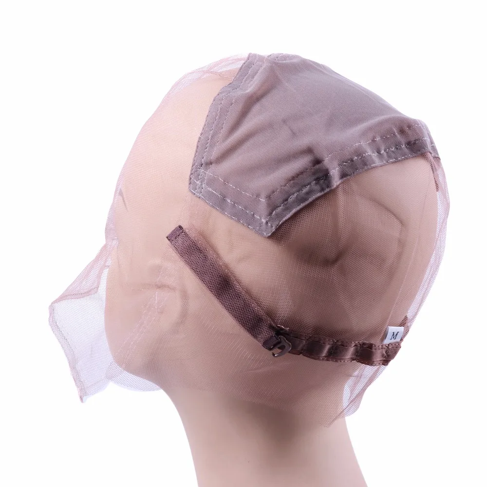 1Pc Brown Color Full Lace Wig Cap Base For Making Full Hand Made Wigs With Adjustable Straps Glueless Weaving Cap Customize
1Pc Brown Color Full Lace Wig Cap Base For Making Full Hand Made Wigs With Adjustable Straps Glueless Weaving Cap Customize