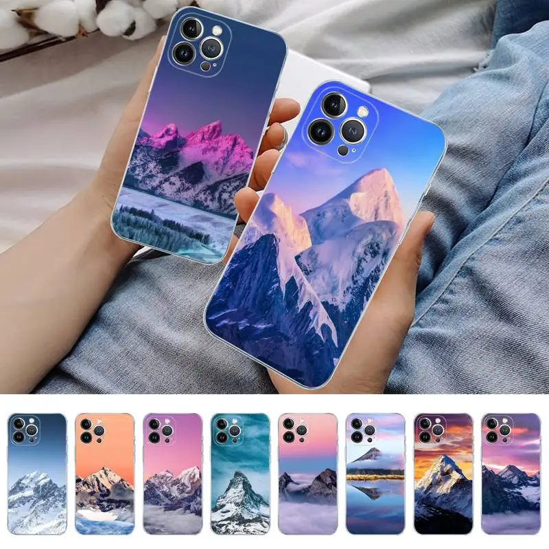 Snow Mountain Phone Case For iPhone 11 12 13 14 Mini Pro Max XR X XS TPU Clear Case For 8 7 6 Plus SE 2020
Snow Mountain Phone Case For iPhone 11 12 13 14 Mini Pro Max XR X XS TPU Clear Case For 8 7 6 Plus SE 2020