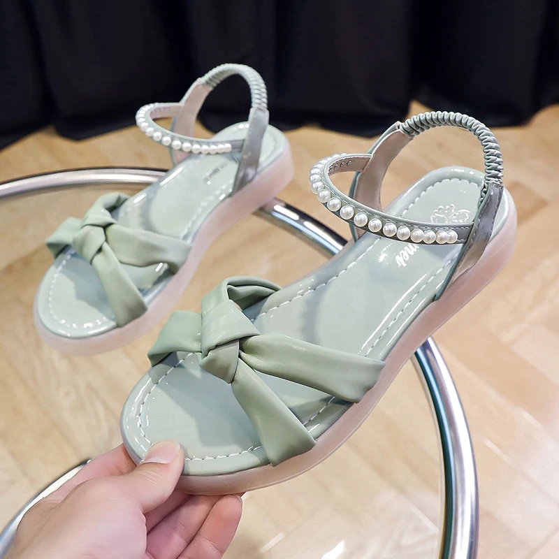Women Sandals Pearl Ankle Buckle Summer Sandals Plus Size PU Leather Flat Sandals Female Casual Beach Shoes 2022 Ladies Shoes
Women Sandals Pearl Ankle Buckle Summer Sandals Plus Size PU Leather Flat Sandals Female Casual Beach Shoes 2022 Ladies Shoes