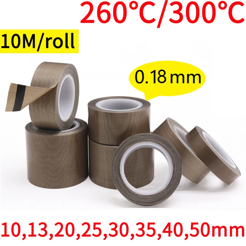 Width 10 13 15 20 25 30 35 40 50 mm x 0.18 mm PTFE Adhesive Cloth Insulated Vacuum Sealing High Temperature Resistant PTFE Tape
Width 10 13 15 20 25 30 35 40 50 mm x 0.18 mm PTFE Adhesive Cloth Insulated Vacuum Sealing High Temperature Resistant PTFE Tape