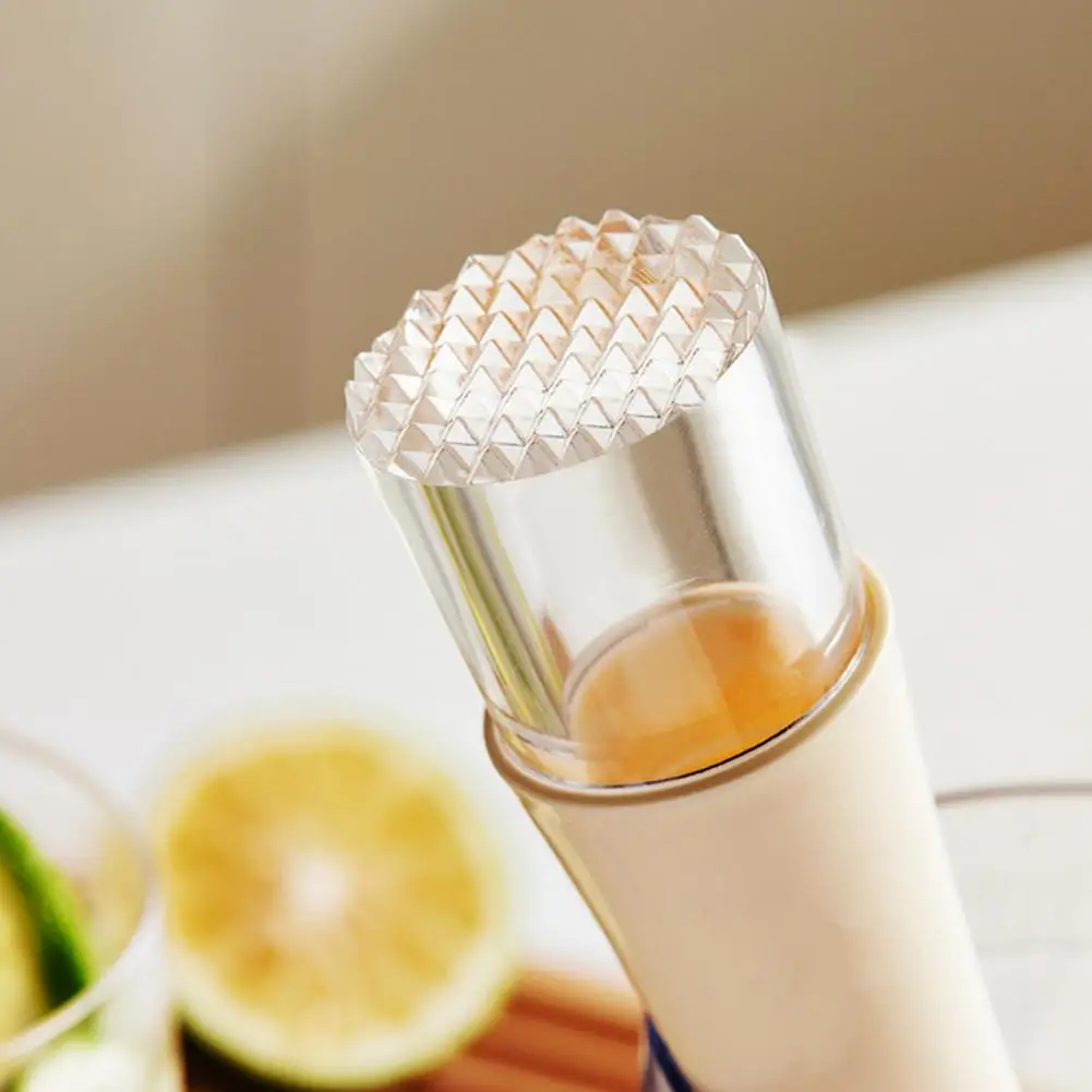 

Fruit Masher Easy to Clean Eco-friendly Wine Mixing Stick Portable Cocktail Muddler Rhombus Head Ice Hammer Kitchen Gadget