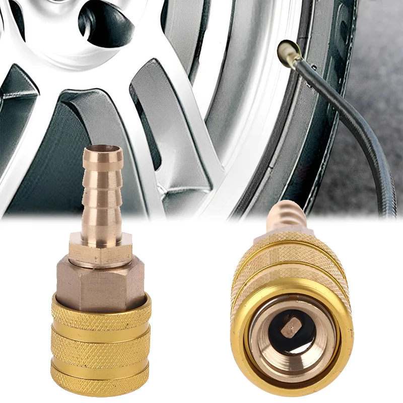 8mm Car Tire Valve Clip Solid Brass Pump Nozzle Clamp Quick Connect The Inflation Connector Air Chuck Inflator Pump Adapter
8mm Car Tire Valve Clip Solid Brass Pump Nozzle Clamp Quick Connect The Inflation Connector Air Chuck Inflator Pump Adapter