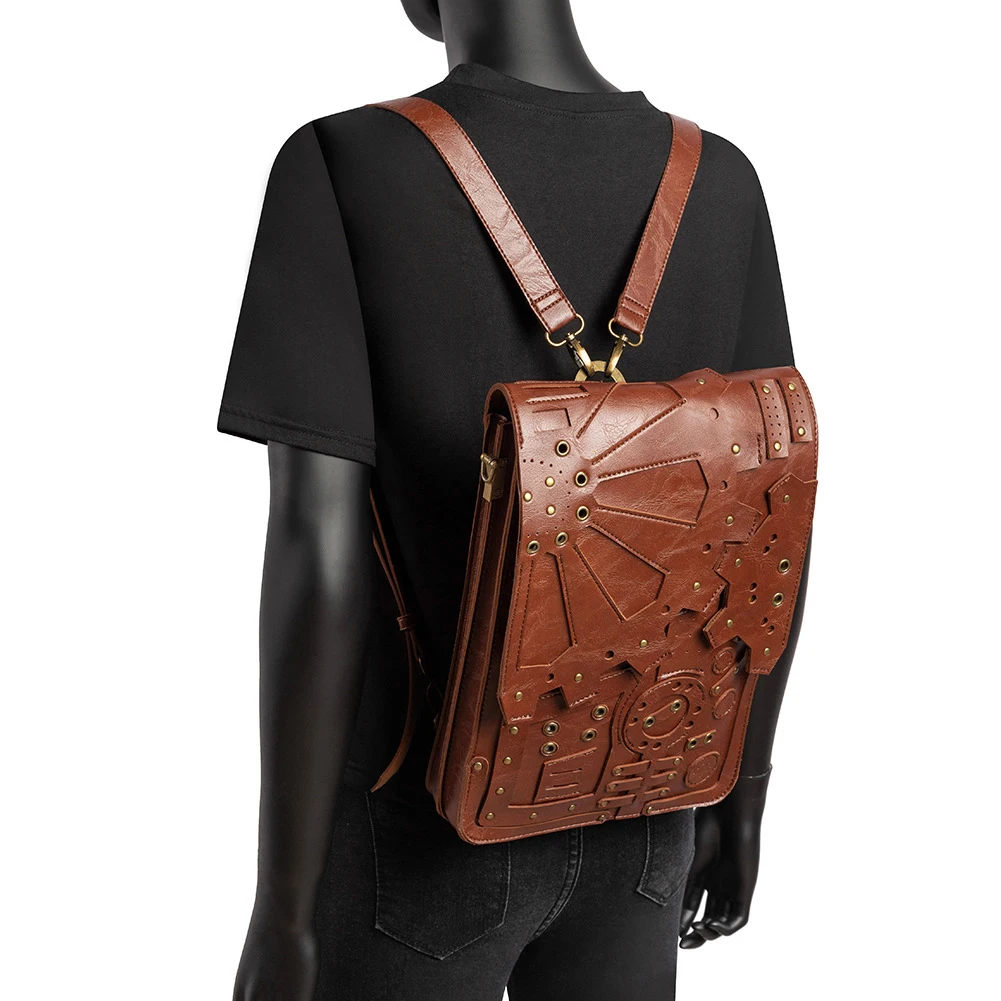 2023 New Steampunk Vintage Gear Backpack Women's One Shoulder Crossbody Bag
2023 New Steampunk Vintage Gear Backpack Women's One Shoulder Crossbody Bag