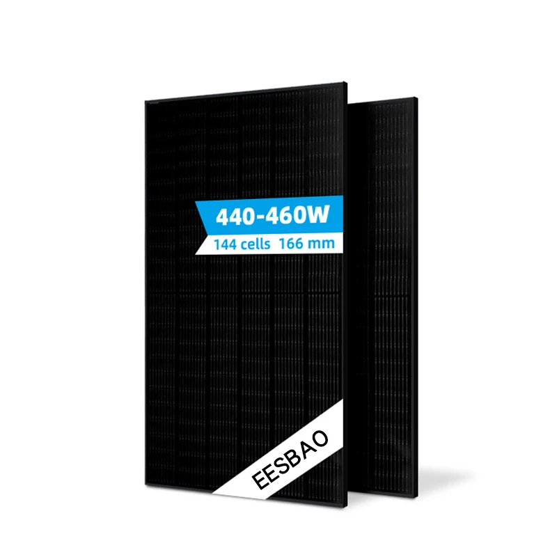 Half cell all black 440w 450w 460w high-efficiency photovoltaic module solar panel for TUV/CE power generation system
Half cell all black 440w 450w 460w high-efficiency photovoltaic module solar panel for TUV/CE power generation system