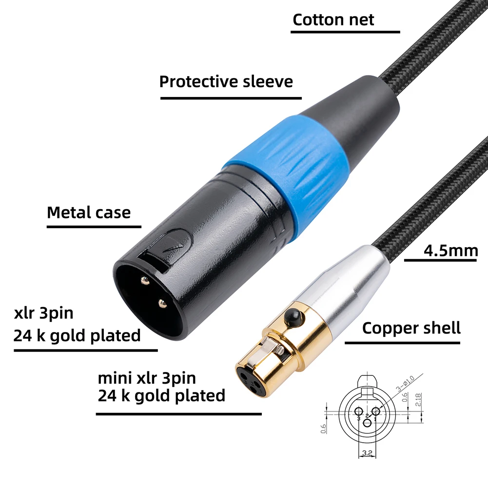 3Pin XLR Microphone Line XLR Male 100% Brand New 3Pin 3Pin XLR Male Audio Cable Female Audio Cable Line 3FT 1M
3Pin XLR Microphone Line XLR Male 100% Brand New 3Pin 3Pin XLR Male Audio Cable Female Audio Cable Line 3FT 1M