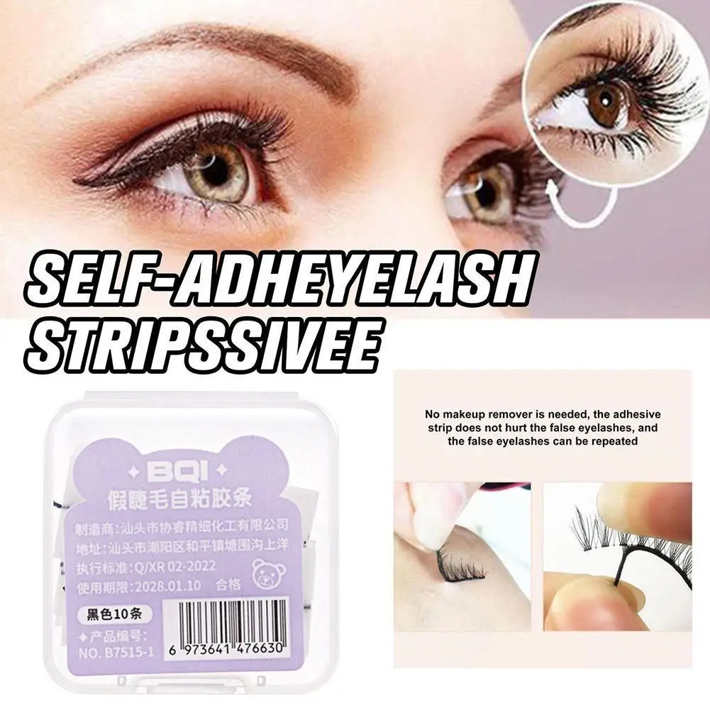 10/40pcs Eyelash Glue Adhesive Free False Eyelash Self-adhesive Strips Reusable Remove Apply Paste False Eyelashes Makeup Tool
10/40pcs Eyelash Glue Adhesive Free False Eyelash Self-adhesive Strips Reusable Remove Apply Paste False Eyelashes Makeup Tool