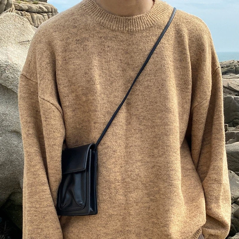 Mini Men Crossbody Bag PU Leather Casual Wild Messenger Bags solid color Boys Shoulder Bag Phone Purse Multifunction Handbag
Mini Men Crossbody Bag PU Leather Casual Wild Messenger Bags solid color Boys Shoulder Bag Phone Purse Multifunction Handbag