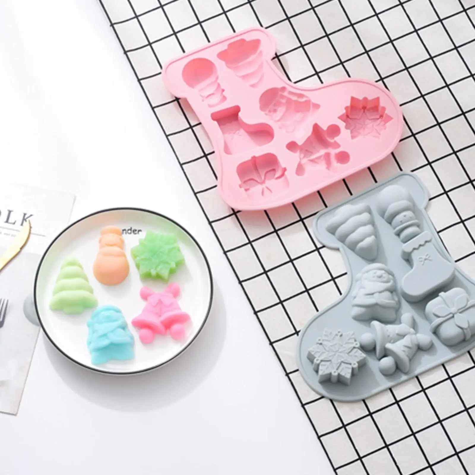 Christmas Socks Shape Silicone Baking Mold Santa Gloves Temperature Silicone Mousse Pan Grade Baking High Cake Food Chocola Q2g6
Christmas Socks Shape Silicone Baking Mold Santa Gloves Temperature Silicone Mousse Pan Grade Baking High Cake Food Chocola Q2g6