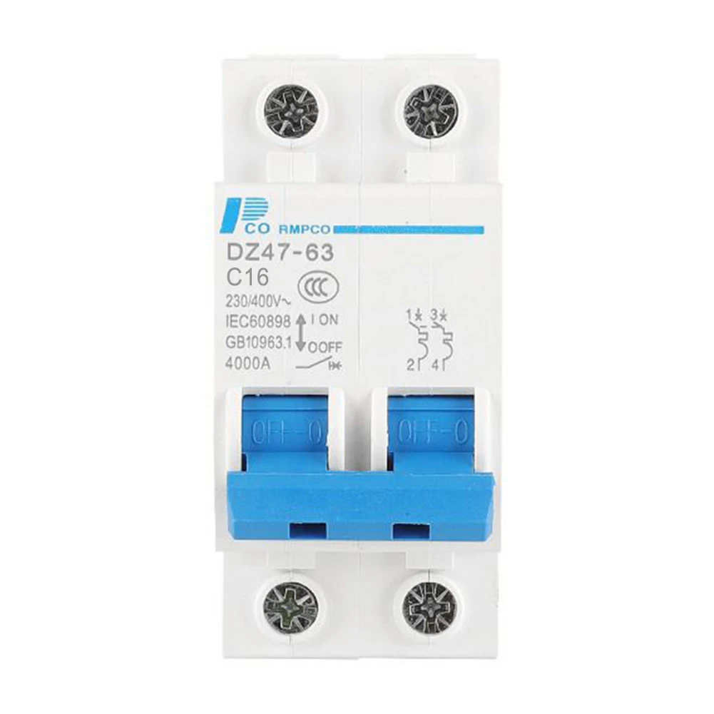 Accessories Circuit Breaker Air Switch Overcurrent Trip Type-C 16A/20A/32A/63A 2 P 220V 36*78mm DC Dual Connection
Accessories Circuit Breaker Air Switch Overcurrent Trip Type-C 16A/20A/32A/63A 2 P 220V 36*78mm DC Dual Connection