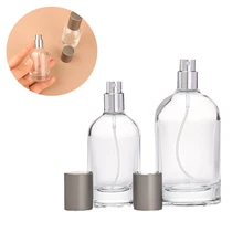 30ml 50ml 100ml Empty Refillable Perfume Bottle Glass Cylindrical Spray Sub-bottling Travel Portable Parfum Atomizer Container