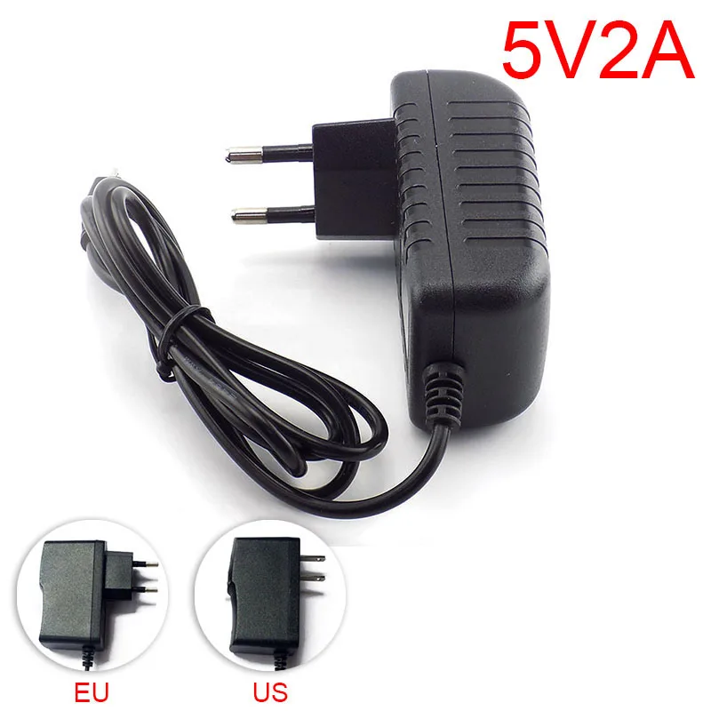 Micro USB AC to DC Power Adapter supply US EU Plug Iuput 100V - 240V Converter charger Output DC 5V 2A 2000mA for Raspberry Pi
Micro USB AC to DC Power Adapter supply US EU Plug Iuput 100V - 240V Converter charger Output DC 5V 2A 2000mA for Raspberry Pi