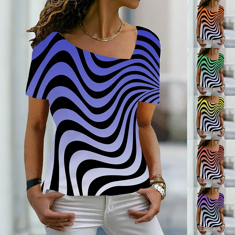 2022 Summer Women's Colorful Painting T Shirt Graphic Abstract Geometic Print V Neck Basic Vintage Tops Plus Size Pullover
2022 Summer Women's Colorful Painting T Shirt Graphic Abstract Geometic Print V Neck Basic Vintage Tops Plus Size Pullover