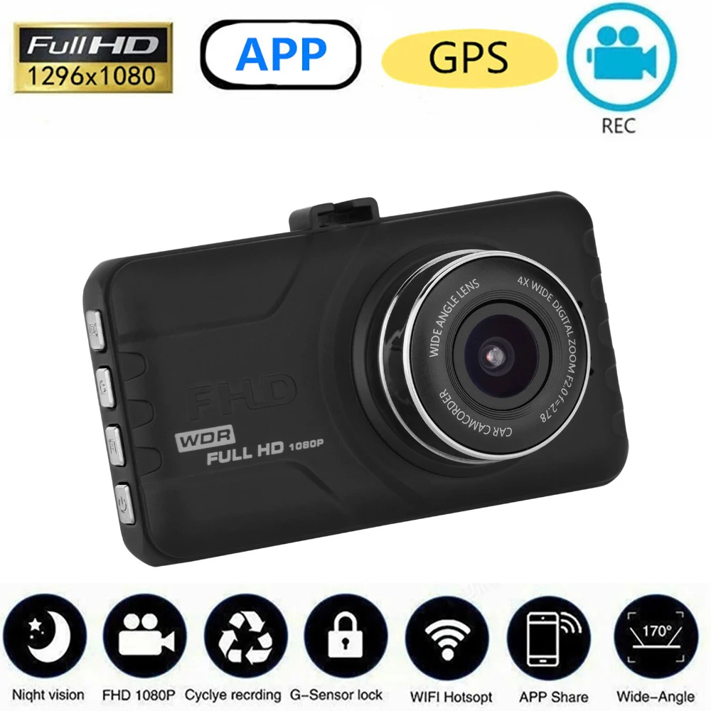 Dash Cam Car DVR WiFi Full HD 1080P Rear View Vehicle Camera Video Recorder Black Box Auto Dashcam GPS Logger Car Accessories
Dash Cam Car DVR WiFi Full HD 1080P Rear View Vehicle Camera Video Recorder Black Box Auto Dashcam GPS Logger Car Accessories