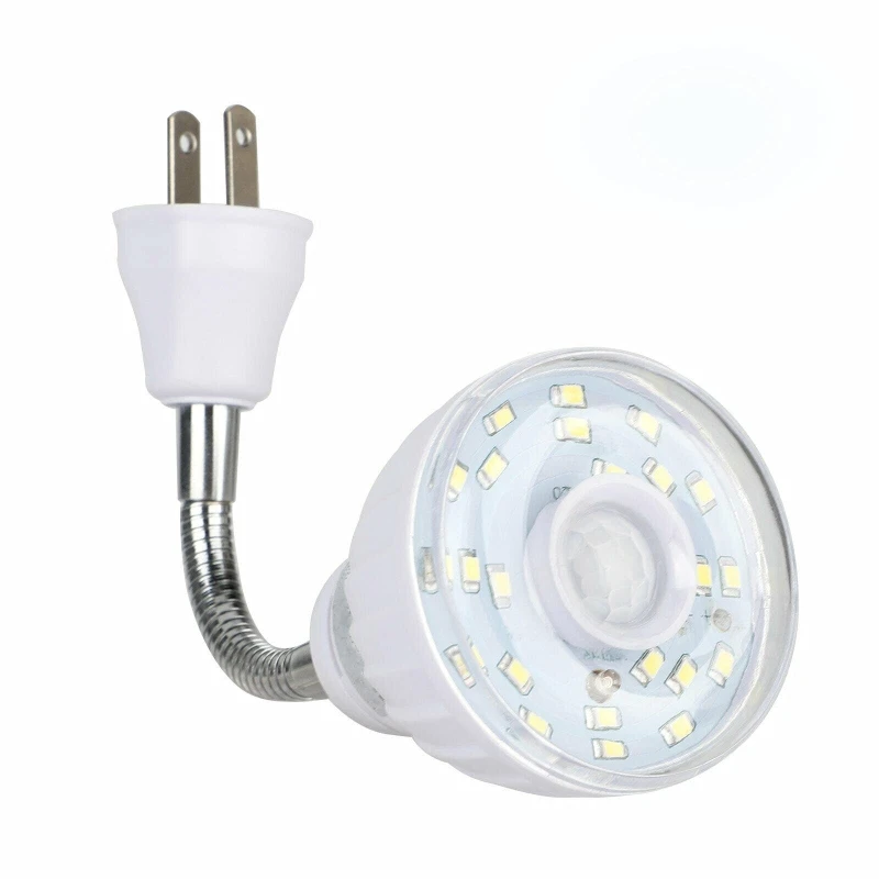 Plug Motion-Activated LED Infrared Sensor Night Light Wall Lamps with Adjustable Flexible Gooseneck for Garages Corridors
Plug Motion-Activated LED Infrared Sensor Night Light Wall Lamps with Adjustable Flexible Gooseneck for Garages Corridors