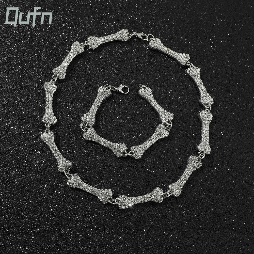 Y2K Skull Dog Bone Pendant Rhinestone Necklace Clavicle Short Chain Women Accessories Gothic Harajuku Chain Link Choker Jewelry
Y2K Skull Dog Bone Pendant Rhinestone Necklace Clavicle Short Chain Women Accessories Gothic Harajuku Chain Link Choker Jewelry