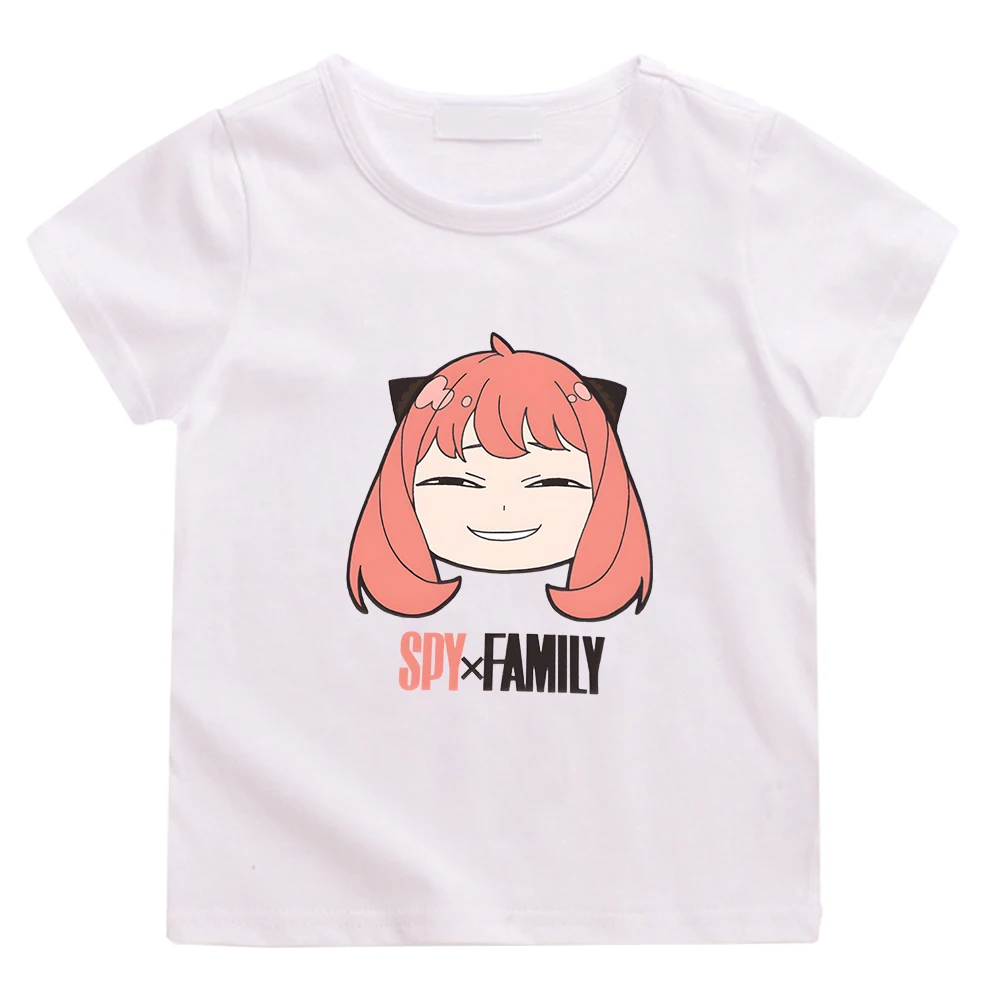Anya Smug T-shirt Japanese Anime Kids Spy X Family Printing Tshirt Shirts for Boys 100% Cotton Short Sleeve Kawaii Tees Boys
Anya Smug T-shirt Japanese Anime Kids Spy X Family Printing Tshirt Shirts for Boys 100% Cotton Short Sleeve Kawaii Tees Boys