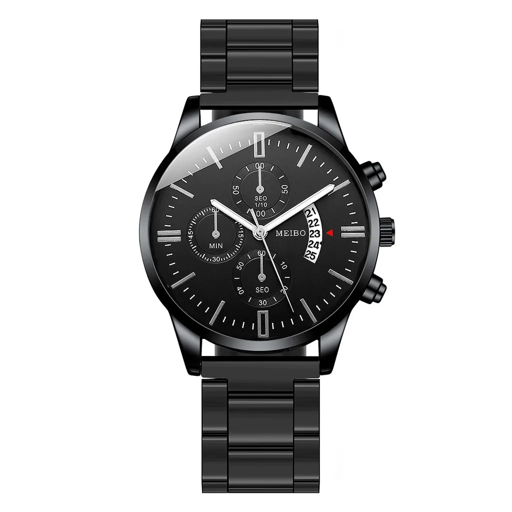 Meibo Sleek Minimalist Stainless Steel With Three-eye Men Quartz Watch Luxury Fashion Men Business Quartz Wristwatches Clock
Meibo Sleek Minimalist Stainless Steel With Three-eye Men Quartz Watch Luxury Fashion Men Business Quartz Wristwatches Clock