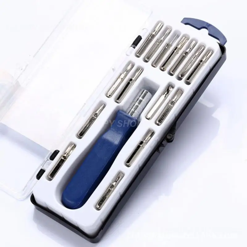 Screwdriver Small With Magnetic Screwdriver Bit 16 In 1 Multipurpose For Mobile Phone Watch Computer Repair Tool Screwdriver Set
Screwdriver Small With Magnetic Screwdriver Bit 16 In 1 Multipurpose For Mobile Phone Watch Computer Repair Tool Screwdriver Set