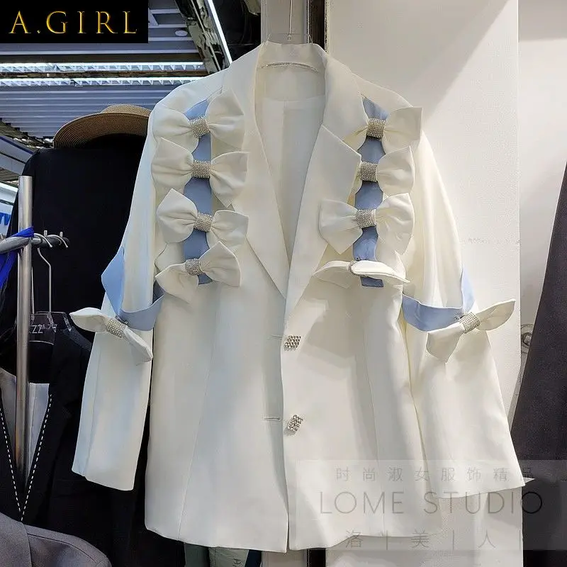 2021 New Autumn Winter Sweet Bow Embroidery Japanese Coats Korean Chic Elegant Single Breasted Blazers Jackets
2021 New Autumn Winter Sweet Bow Embroidery Japanese Coats Korean Chic Elegant Single Breasted Blazers Jackets