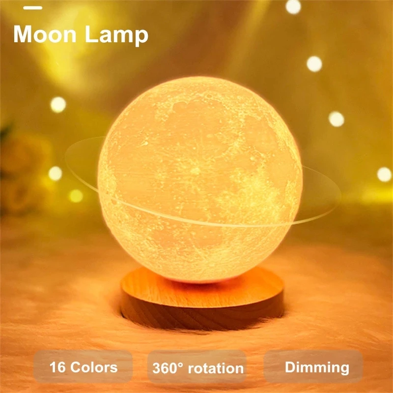 Moon Lamp Rotating Galaxy Moon Lamp Kids Night Lights USB Rechargeable LED Planet Lamp Remote & Touch Control Home Decor Gifts
Moon Lamp Rotating Galaxy Moon Lamp Kids Night Lights USB Rechargeable LED Planet Lamp Remote & Touch Control Home Decor Gifts