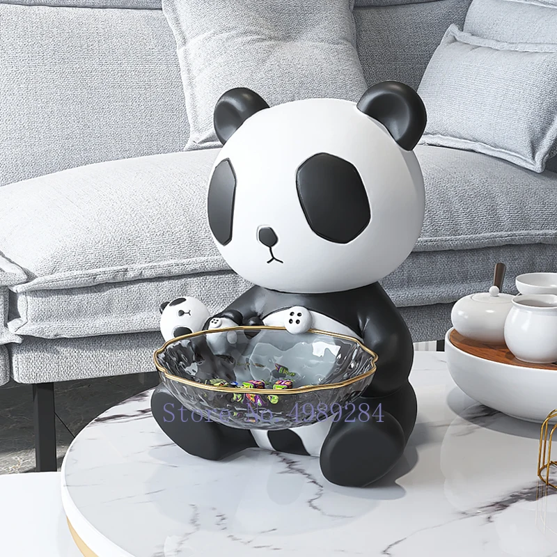 Creative Resin Panda Storage Ornaments Handicraft Furnishings Tray Modern Home Decoration Storage Organization Glass Bowl
Creative Resin Panda Storage Ornaments Handicraft Furnishings Tray Modern Home Decoration Storage Organization Glass Bowl