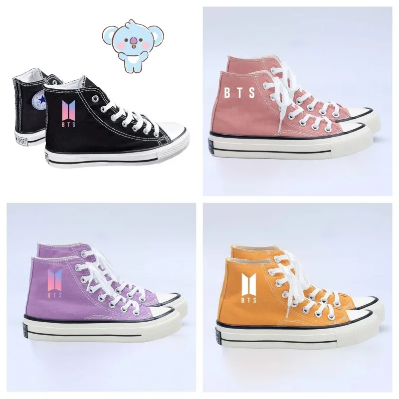 Kpop Bt21 Anime Canvas Shoes Student Casual Sneakers Cartoon Printed Couple Korean Style High Top Sports Shoes Kawaii Child Gift
Kpop Bt21 Anime Canvas Shoes Student Casual Sneakers Cartoon Printed Couple Korean Style High Top Sports Shoes Kawaii Child Gift