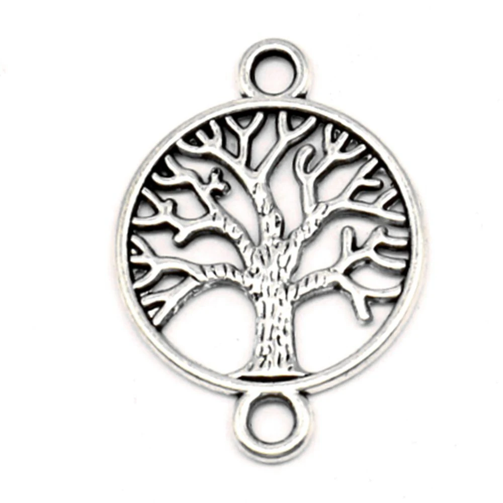 

70pcs Wholesale Jewelry Lots Tree Of Life Charms Pendant Supplies For Jewelry Materials 20x28mm