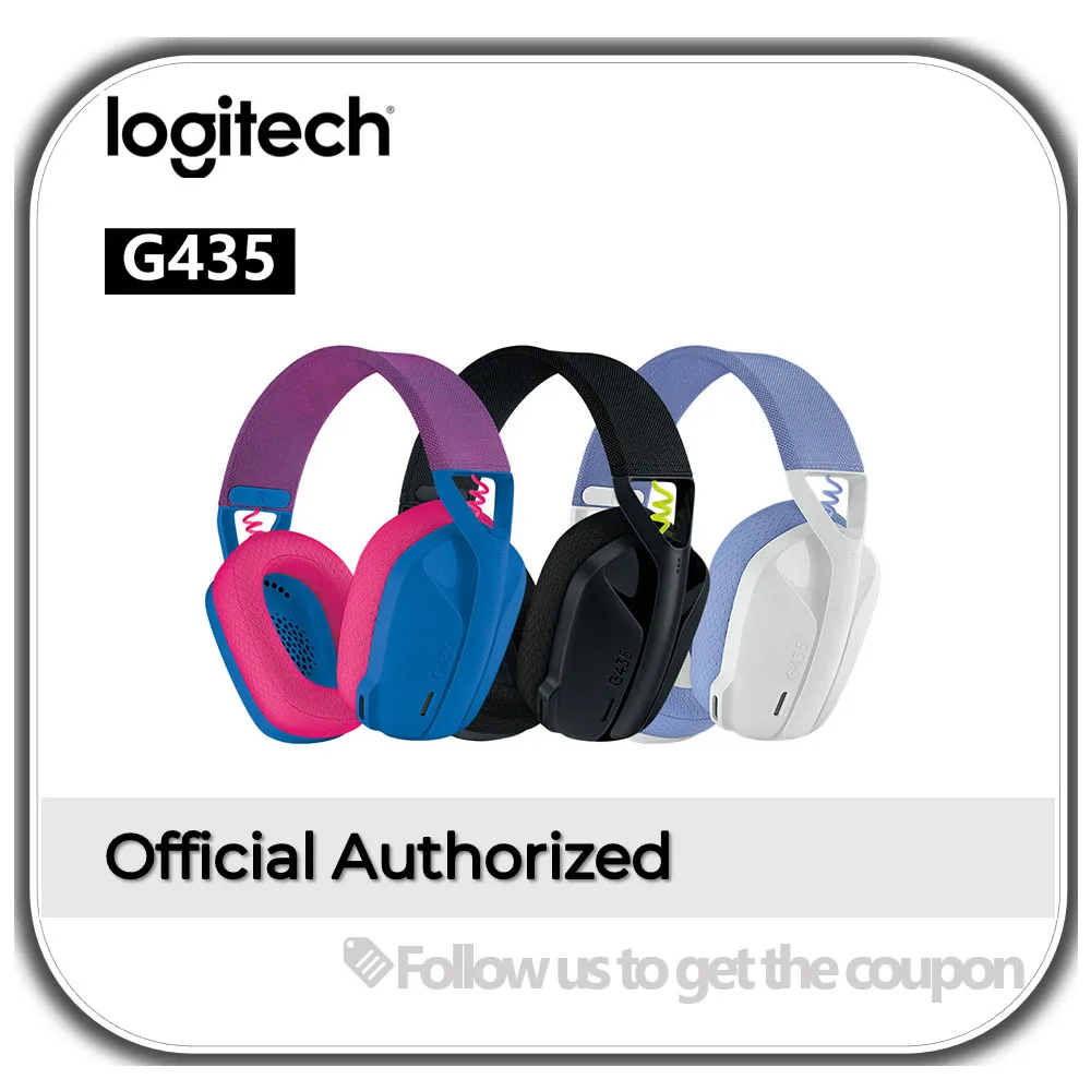 Беспроводная игровая гарнитура Logitech G435 Lightspeed и Bluetooth, легкие Накладные наушники, совместимы с ПК, ноутбуком, черного цвета
Беспроводная игровая гарнитура Logitech G435 Lightspeed и Bluetooth, легкие Накладные наушники, совместимы с ПК, ноутбуком, черного цвета