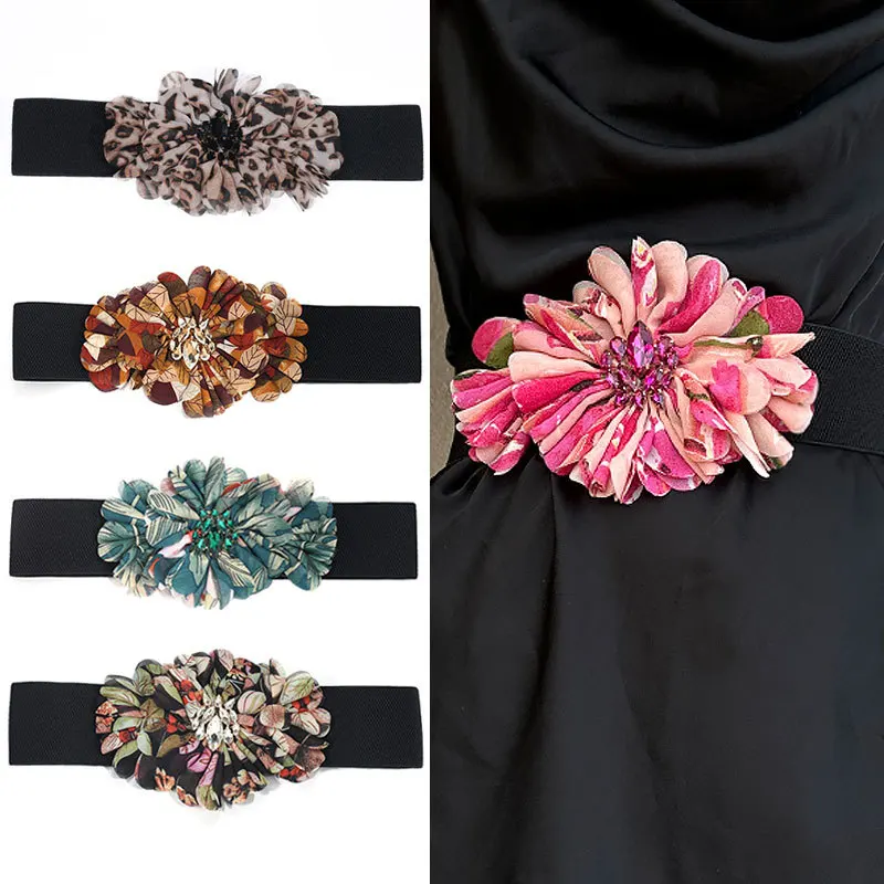 Classic Decorative Skirt Cummerbunds Fabric Flower Belt Women's Printed Waistband Elastic Elastic Fitting Dress Wide Belt
Classic Decorative Skirt Cummerbunds Fabric Flower Belt Women's Printed Waistband Elastic Elastic Fitting Dress Wide Belt