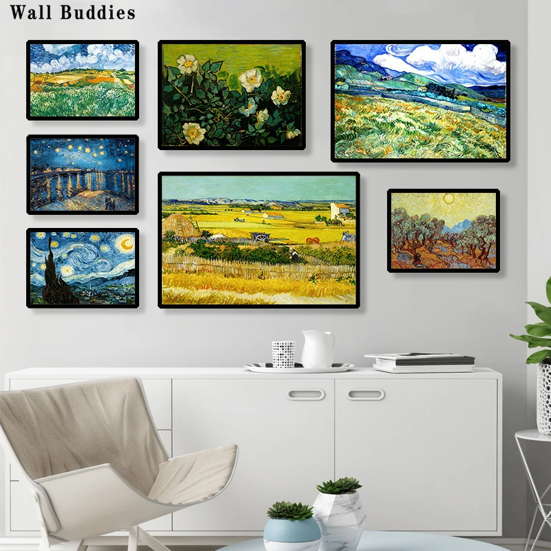 Classic Western Art Famous Artist Van Gogh Spray Printing Oil Painting Harvest Works Canvas Poster Home Living Room Decoration
Classic Western Art Famous Artist Van Gogh Spray Printing Oil Painting Harvest Works Canvas Poster Home Living Room Decoration