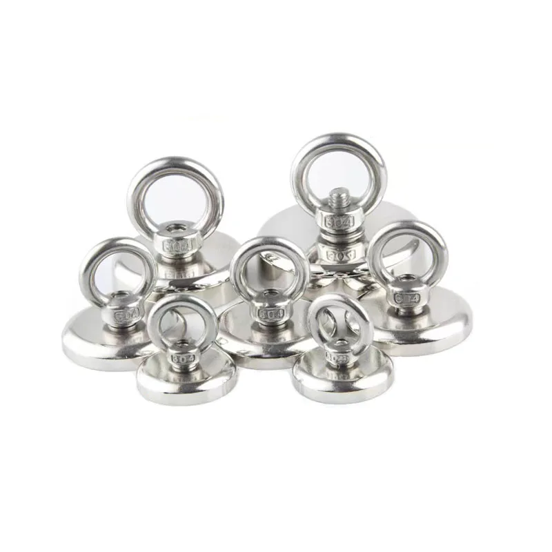 Super Strong Fishing Neodymium Magnets Heavy Duty Rare Earth Magnet with Countersunk Hole Eyebolt for Salvage Magnetic Fishing
Super Strong Fishing Neodymium Magnets Heavy Duty Rare Earth Magnet with Countersunk Hole Eyebolt for Salvage Magnetic Fishing