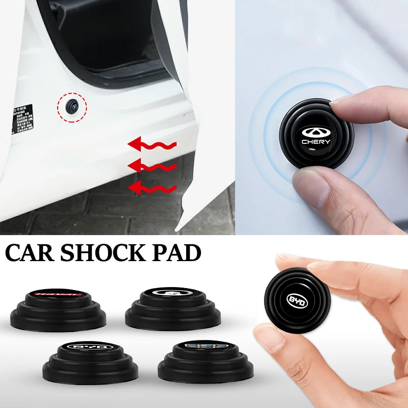 

4pcs Car Door Anti-collision Shock Pad Sticker for BYD F3 S6 F0 Tang I3 S7 G3 E5 2 1 3 9 D1 S8 E6 M6 Song Qing Yuan Accessories