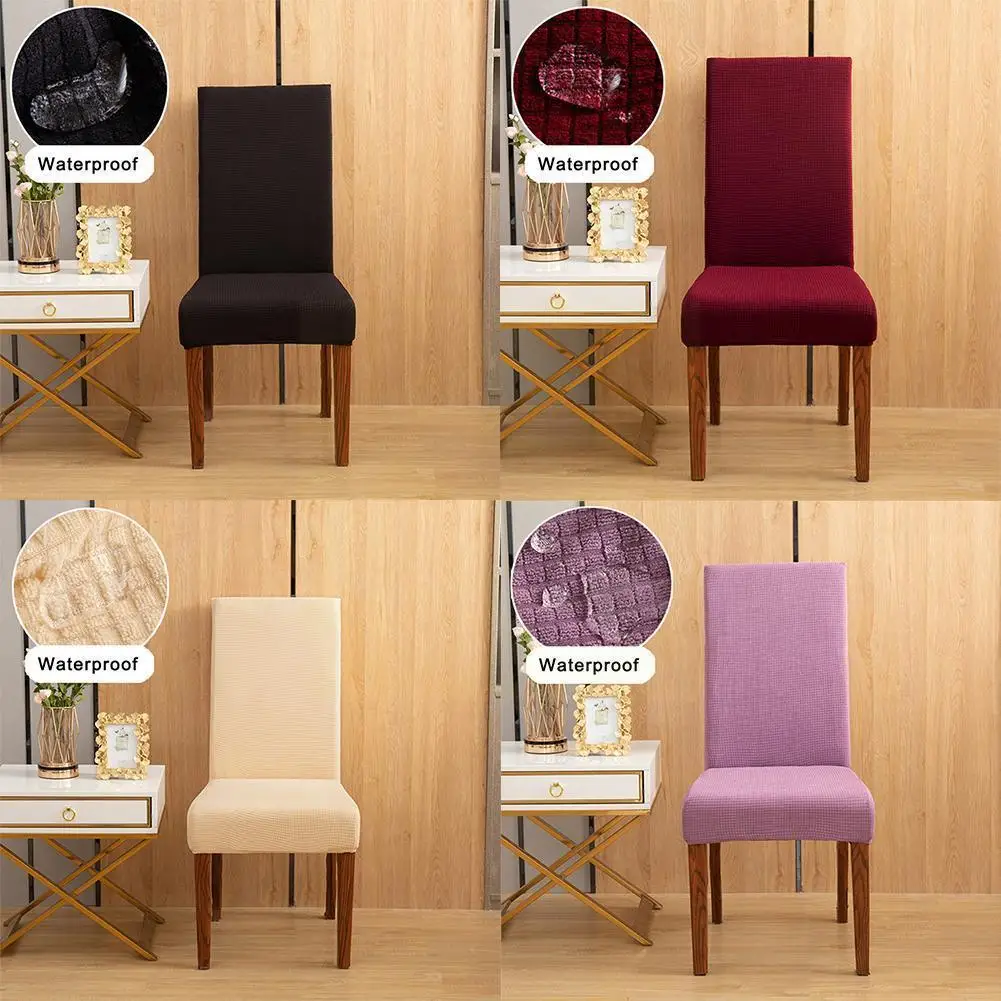 Waterproof Elastic Jacquard Chair Cover for Dining Room Chair Covers for Chairs Kitchen Wedding Hotel Banquet Protector Sea E0M2
Waterproof Elastic Jacquard Chair Cover for Dining Room Chair Covers for Chairs Kitchen Wedding Hotel Banquet Protector Sea E0M2