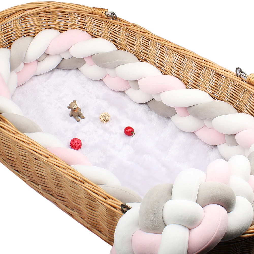 New Color 4 Knotted Crib Bumpers for Boys Girl Braided
New Color 4 Knotted Crib Bumpers for Boys Girl Braided