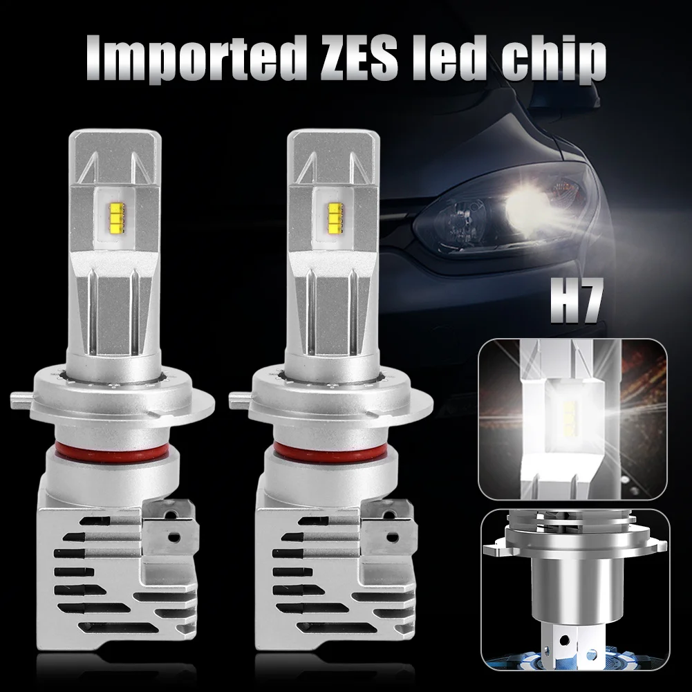 2pcs H4 LED Headlight Bulbs 9003 HB2 H1 H7 Led Canbus H11 9005 HB3 9006 HB4 H8 H3 Car Fog Light Plug-n-play Motorcycle Lamp 12V
2pcs H4 LED Headlight Bulbs 9003 HB2 H1 H7 Led Canbus H11 9005 HB3 9006 HB4 H8 H3 Car Fog Light Plug-n-play Motorcycle Lamp 12V