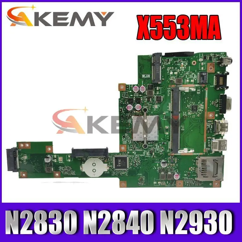 Материнская плата Akemy X553MA для ноутбука ASUS A553M X503M F503M X553MA X503M X553M F553M F553MA материнская плата для ноутбука N2830 N2840 N2930
Материнская плата Akemy X553MA для ноутбука ASUS A553M X503M F503M X553MA X503M X553M F553M F553MA материнская плата для ноутбука N2830 N2840 N2930
