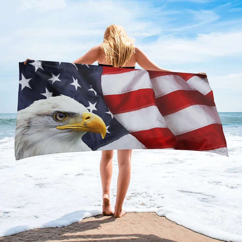 American Flag Eagle Animal Beach Towel Microfiber Large Adult Kids Bath Towels Beach Cushion SPA Bathroom Towel Sport Yoga Mat
American Flag Eagle Animal Beach Towel Microfiber Large Adult Kids Bath Towels Beach Cushion SPA Bathroom Towel Sport Yoga Mat