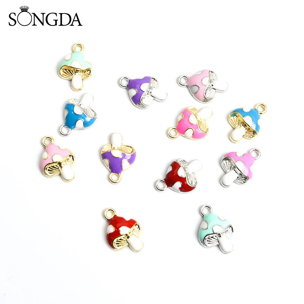 10pcs Cute Enamel Red Mushroom Pendant Charms DIY Jewelry Making Accessories Keychain Earrings Necklace Handmade Findings Gifts
10pcs Cute Enamel Red Mushroom Pendant Charms DIY Jewelry Making Accessories Keychain Earrings Necklace Handmade Findings Gifts