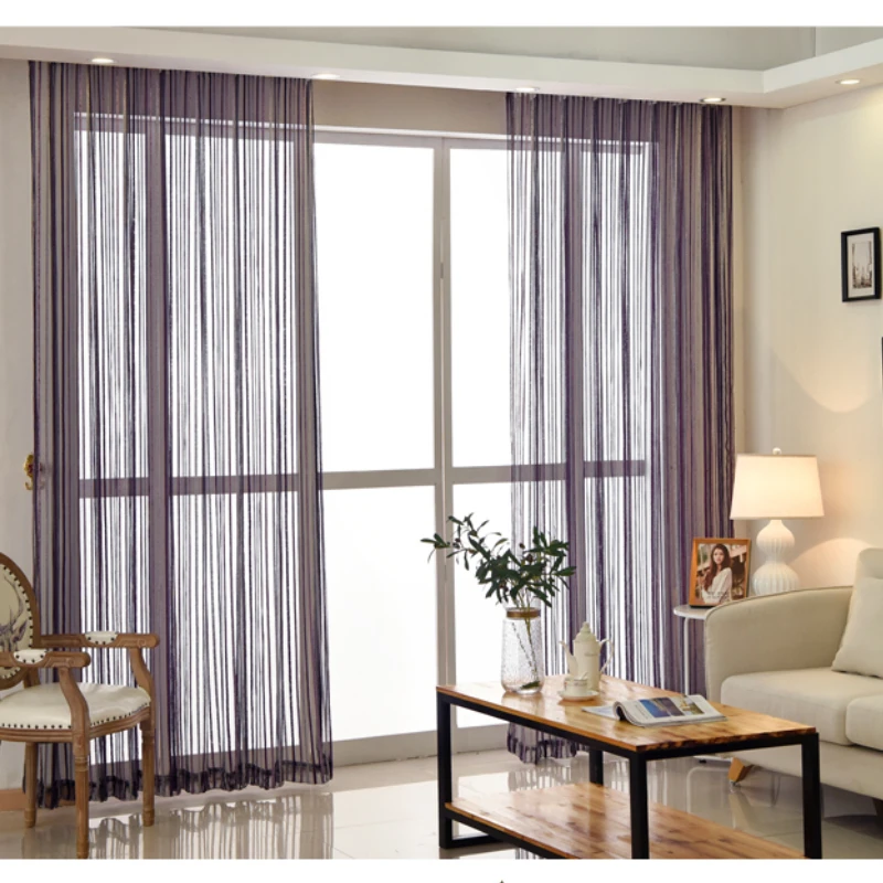 Floor-to-ceiling Curtains for Bedroom Living Room Bay Window Balcony Modern Light-transmitting Fine Vertical Sliver Yarn Ycy
Floor-to-ceiling Curtains for Bedroom Living Room Bay Window Balcony Modern Light-transmitting Fine Vertical Sliver Yarn Ycy