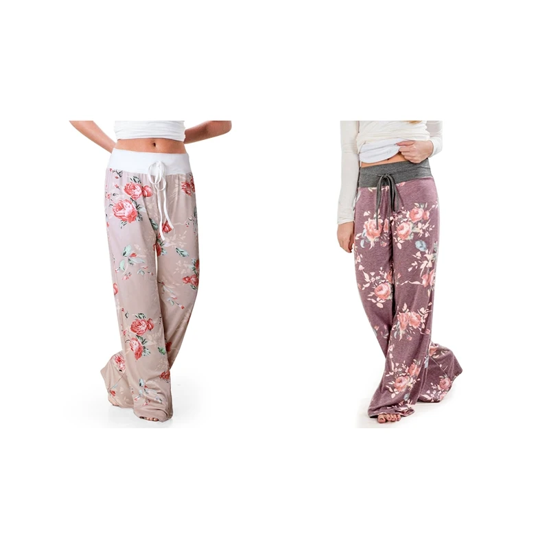 2 Pcs Women Trousers Wide Leg Pant High Waist Sweatpants Baggy Pants Size XL Khaki & Purple
2 Pcs Women Trousers Wide Leg Pant High Waist Sweatpants Baggy Pants Size XL Khaki & Purple