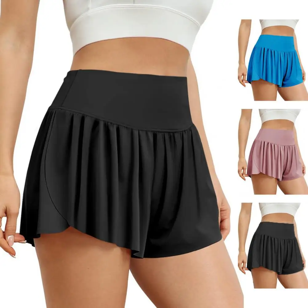 Sport Shorts Soft Summer High Waist Short Trousers Thin Woman Shorts Casual Elastic Loose Hem High Pants Skirt Jogging Clothes
Sport Shorts Soft Summer High Waist Short Trousers Thin Woman Shorts Casual Elastic Loose Hem High Pants Skirt Jogging Clothes