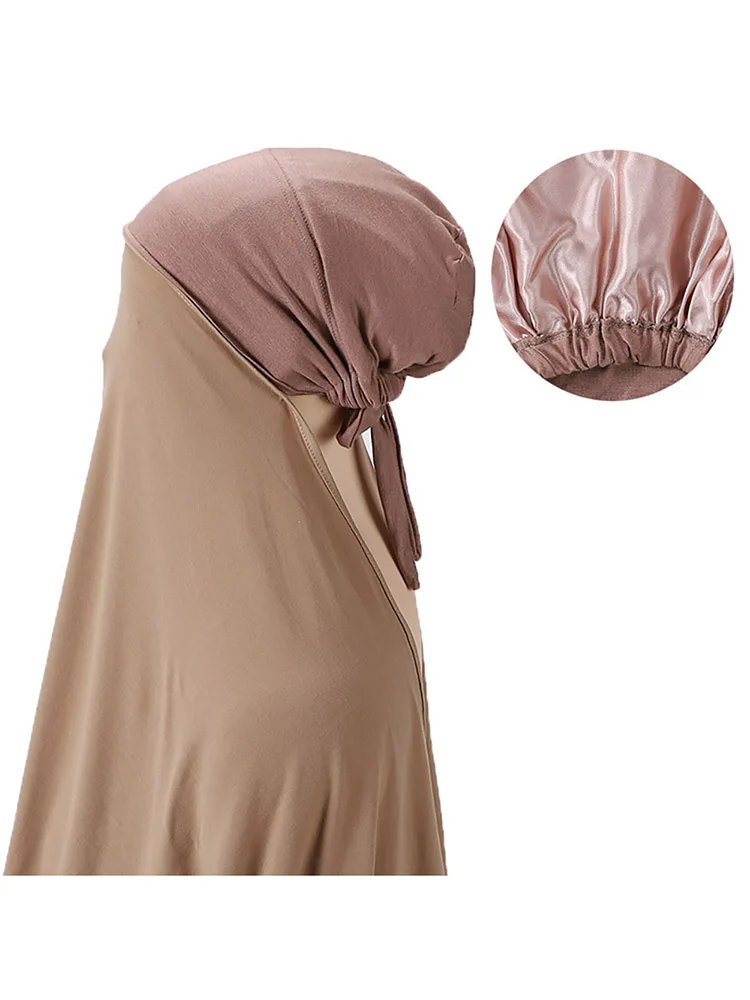 Jersey Hijab With Cap Attached Silk Underscarf Cap Muslim Fashion Women Veil Headwrap Elastic Islamic Clothing Shawls Ladies
Jersey Hijab With Cap Attached Silk Underscarf Cap Muslim Fashion Women Veil Headwrap Elastic Islamic Clothing Shawls Ladies
