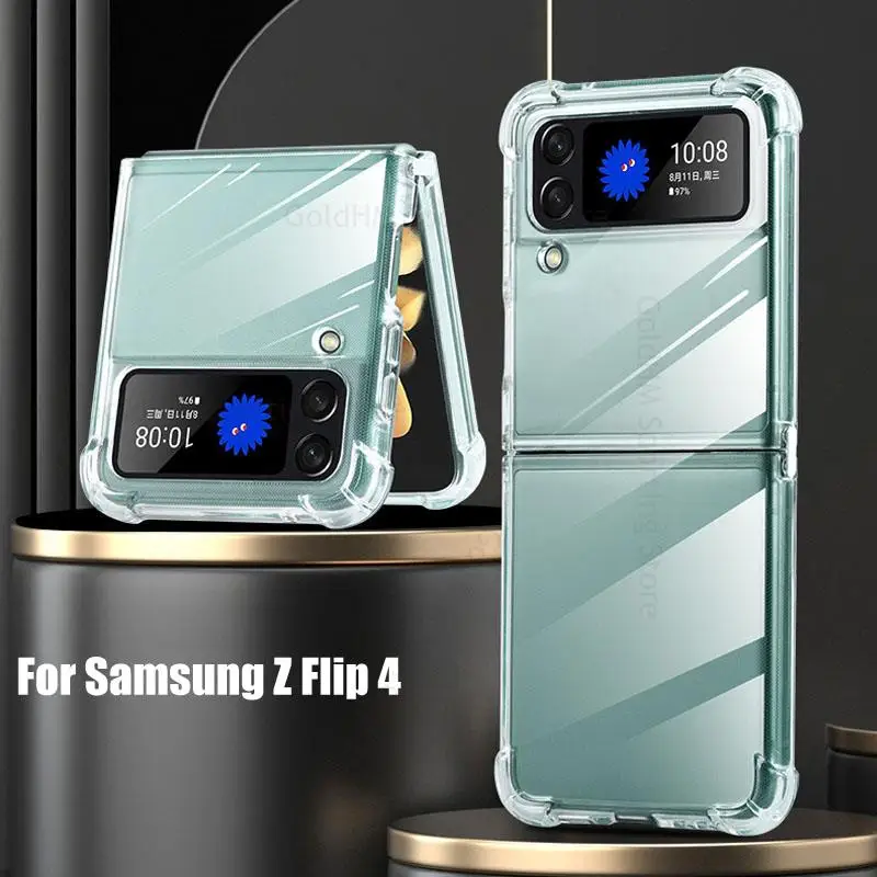 For Samsung Z Flip 4 5G Soft Transparent Shockproof Case For Galaxy Z Flip4 5G SM-F721B Four Corners Armor Clear TPU Phone Cover
For Samsung Z Flip 4 5G Soft Transparent Shockproof Case For Galaxy Z Flip4 5G SM-F721B Four Corners Armor Clear TPU Phone Cover