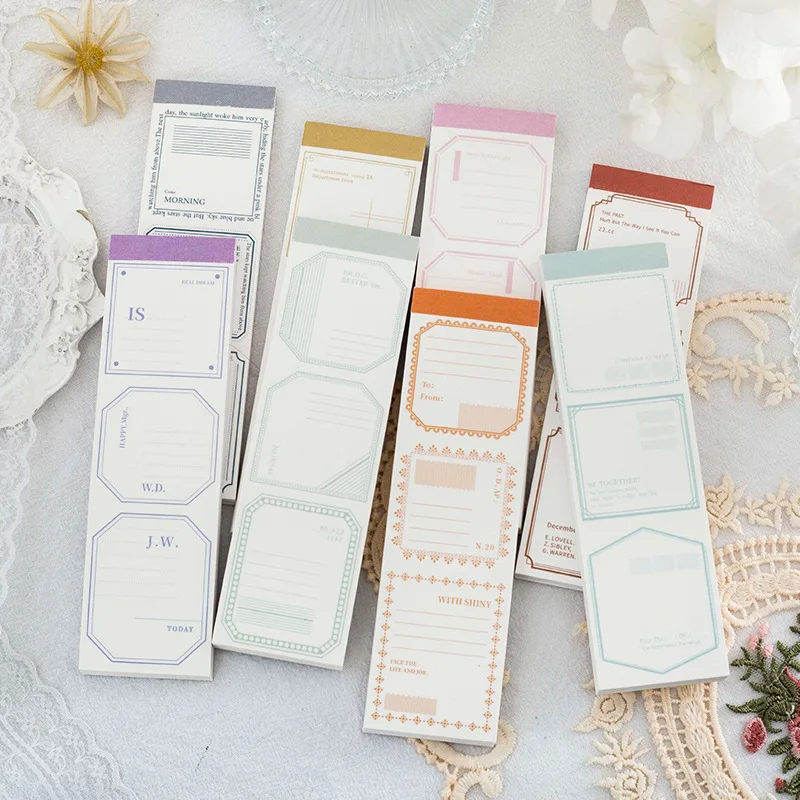 50 Sheets Specialty Paper Borders Memo Pad Fresh Art Journal DIY Scrapbooking Decorative Sticky Notes Material Paper Stationery
50 Sheets Specialty Paper Borders Memo Pad Fresh Art Journal DIY Scrapbooking Decorative Sticky Notes Material Paper Stationery