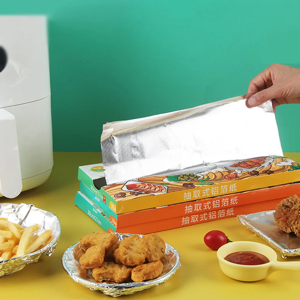 Tin Foil Paper Baking Paper Food Pack For Baking Barbecue For Oven Metal Tin Pizza Burger Tools Kitchen Gadgets
Tin Foil Paper Baking Paper Food Pack For Baking Barbecue For Oven Metal Tin Pizza Burger Tools Kitchen Gadgets