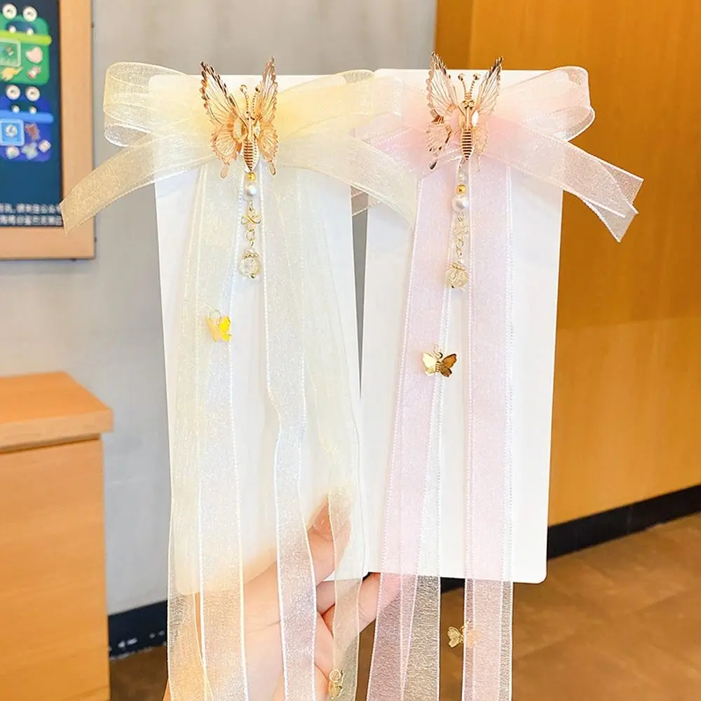 Headdress Tassel Bow Hanfu Ornament Butterfly Girl Hairpin Children Hair Accessory Headwear Chinese Style Hair Clip
Headdress Tassel Bow Hanfu Ornament Butterfly Girl Hairpin Children Hair Accessory Headwear Chinese Style Hair Clip