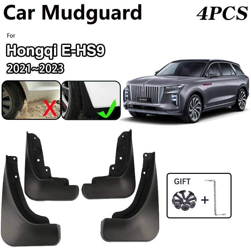Car Mud Flaps For Hongqi E-HS9 eHS9 2021 2022 2023 Front Rear Wheel MudFlaps Fender Mud Guards Splash Mudguards Auto Accessories
Car Mud Flaps For Hongqi E-HS9 eHS9 2021 2022 2023 Front Rear Wheel MudFlaps Fender Mud Guards Splash Mudguards Auto Accessories