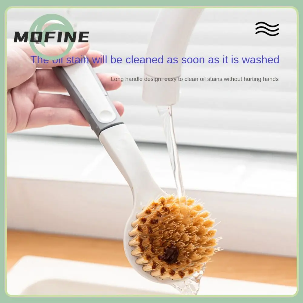 Long Handle Design Sponge Scrubbing Pad Not Easy To Shed Flexible And Fine Bristles Pot Brush Net Weight Around 65g
Long Handle Design Sponge Scrubbing Pad Not Easy To Shed Flexible And Fine Bristles Pot Brush Net Weight Around 65g