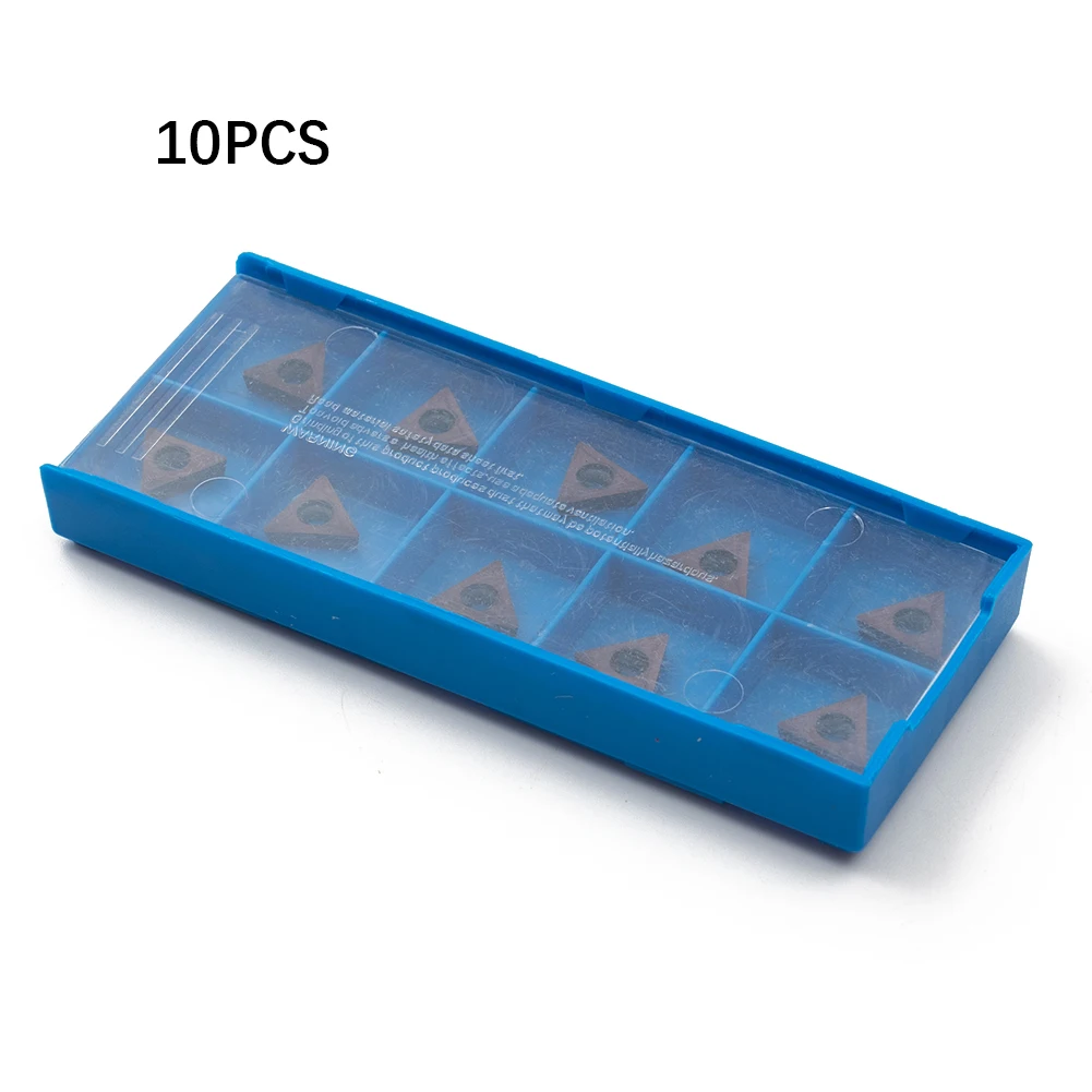 Durable Carbide Inserts Blades Lathe Cutting Milling Turning Accessories Insert 10 Pcs/box 10mm Parts Replacement
Durable Carbide Inserts Blades Lathe Cutting Milling Turning Accessories Insert 10 Pcs/box 10mm Parts Replacement