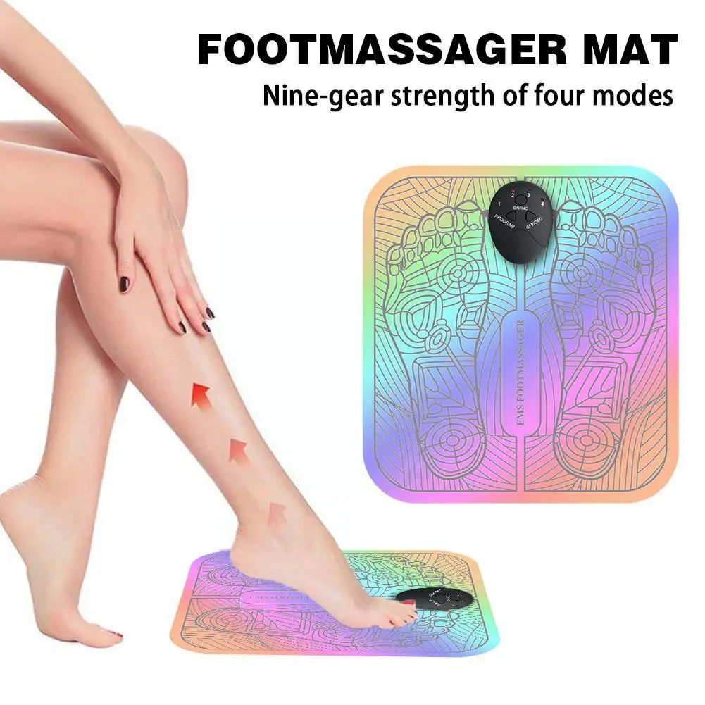 

Ems импульсный Электрический массажер для ног, терапевтический аппарат для ног, Интеллектуальный коврик для ног, массажный коврик для стоп, м...